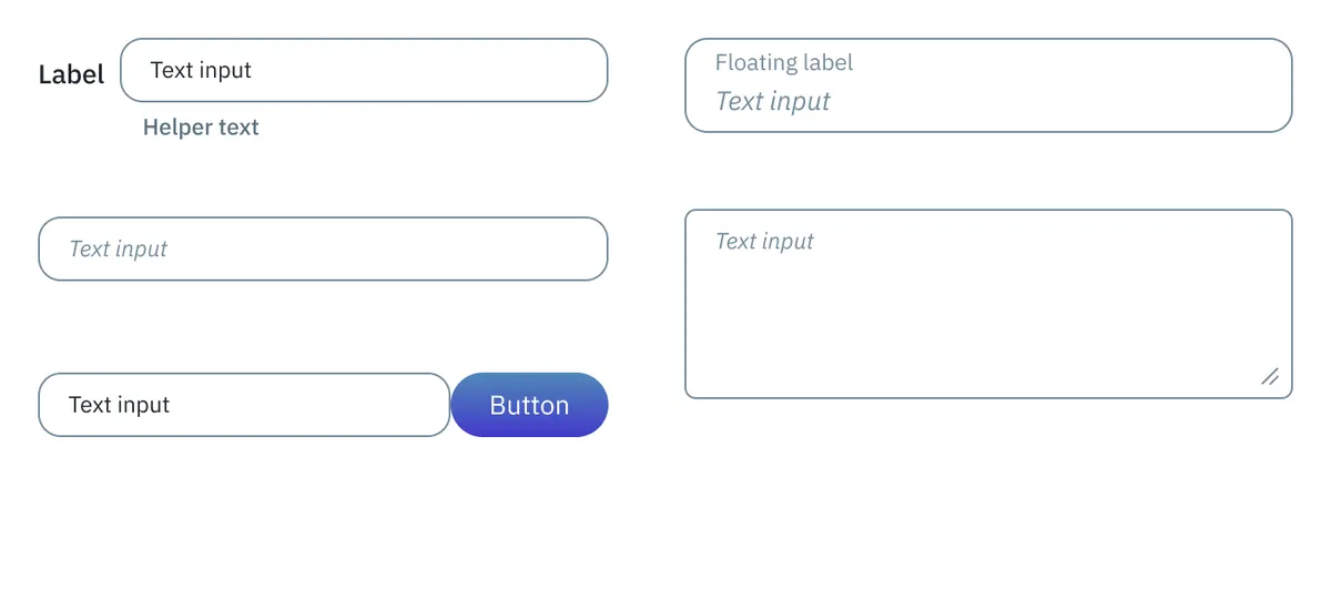 Component Library typography